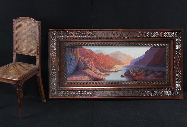 Orientalist, 147 cm, by Antoine JORIOT, dated: 1941, Algeria