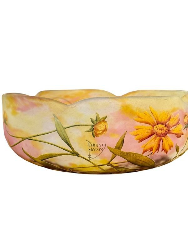 Daum Nancy Jugendstil-Schale "Margeriten"