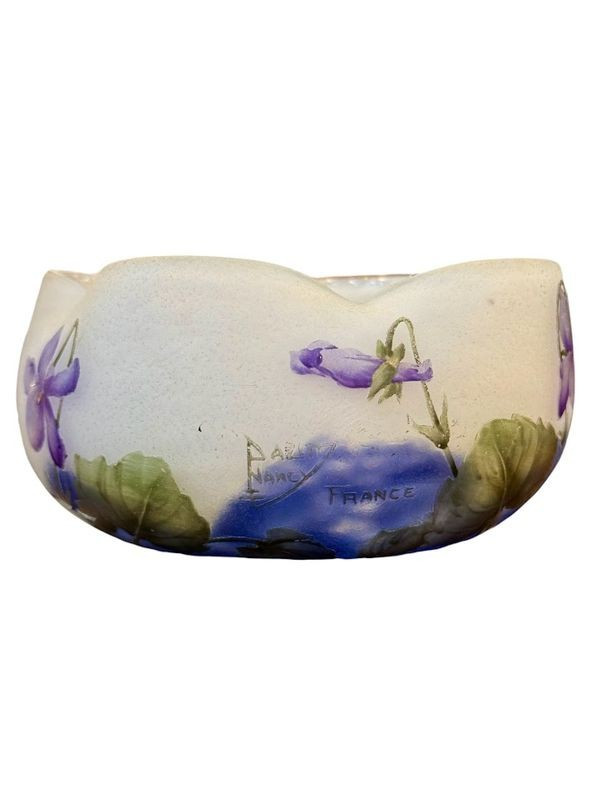 Daum Nancy Jugendstil-Schale "Veilchen"