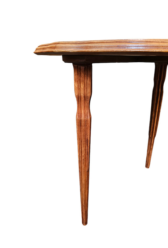 Emile Gallé Table Basse Art Nouveau "La Pie"