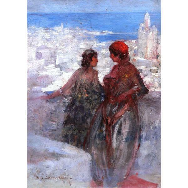 William Adolphe LAMBRECHT, Le due donne oranesi