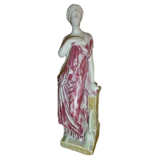 Mougin Stoneware Art Nouveau Statuetta