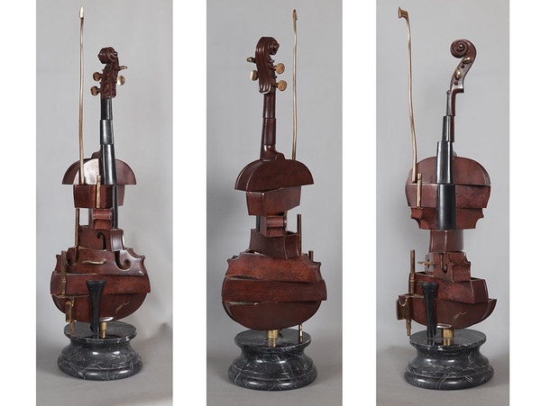 ARMAN 1928/2005, Bronzo, Violino spirale