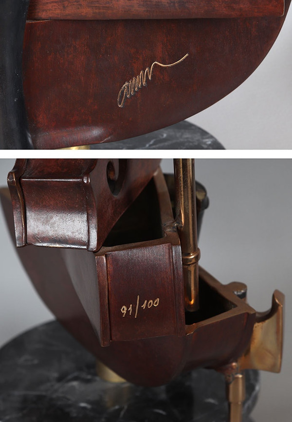 ARMAN 1928/2005, Bronzo, Violino spirale