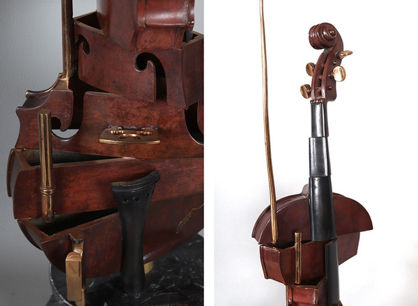 ARMAN 1928/2005, Bronzo, Violino spirale