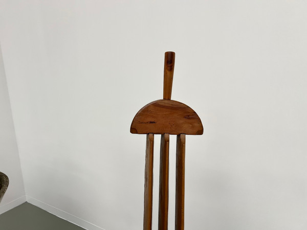Cardeuse à lin, art populaire, début XXème