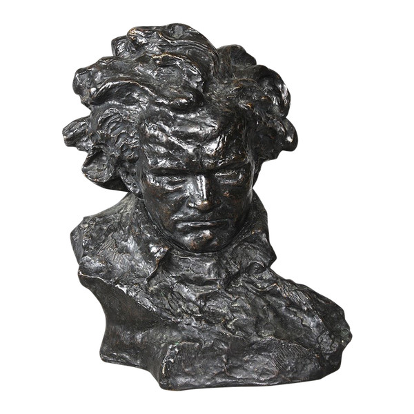 Grande bronzo inizi del XX secolo, Beethoven secondo Ugo CIPRIANI 1887/1960