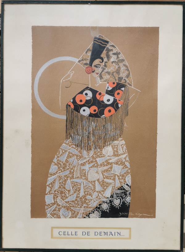 Yan B. Dyl 7 Art-Deco-Schablonen
