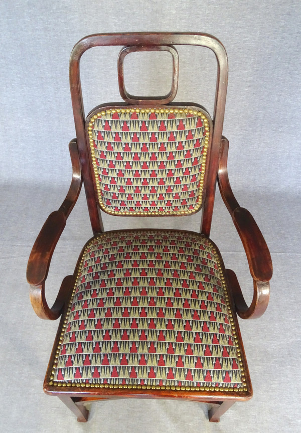 Ensemble Secession , Mundus 1910/1914, un fauteuil et deux chaises, no Thonet