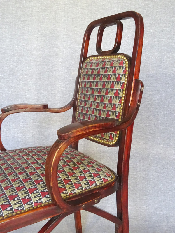 Ensemble Secession , Mundus 1910/1914, un fauteuil et deux chaises, no Thonet