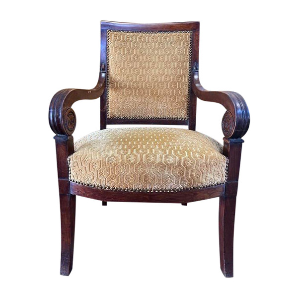 Empire period armchair with crosses