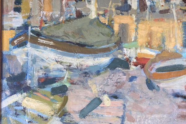 Marine, Eugène BABOULENE 1905/1994, Le port de Toulon