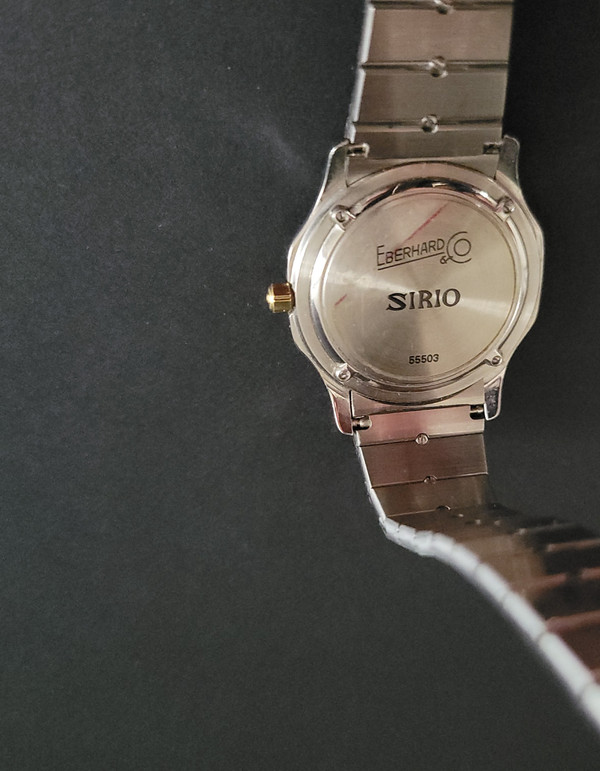 Eberhard & co  modele Sirio  unisexe  vers 1990