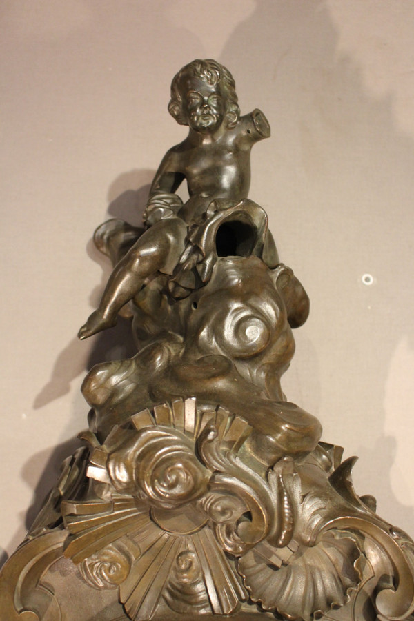Énorme cartel Louis XV de la maison « Susse »