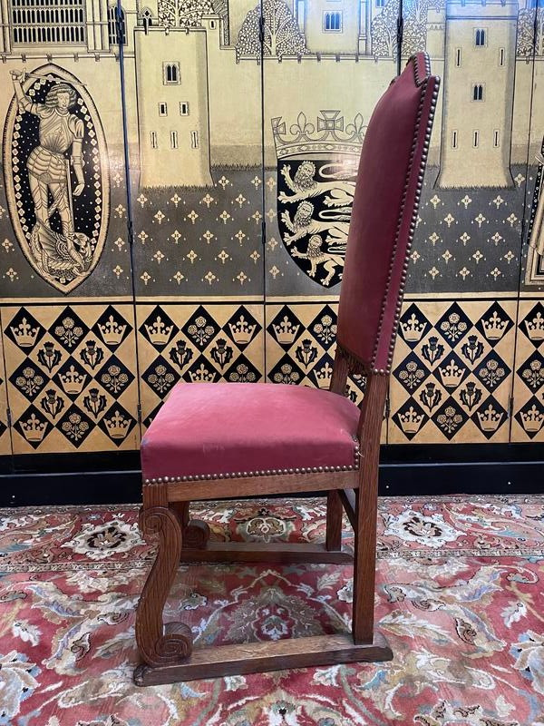 Set of 6 Renaissance - Louis XIII chairs in oak