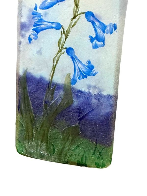 Daum Nancy Vase "With Gentians"