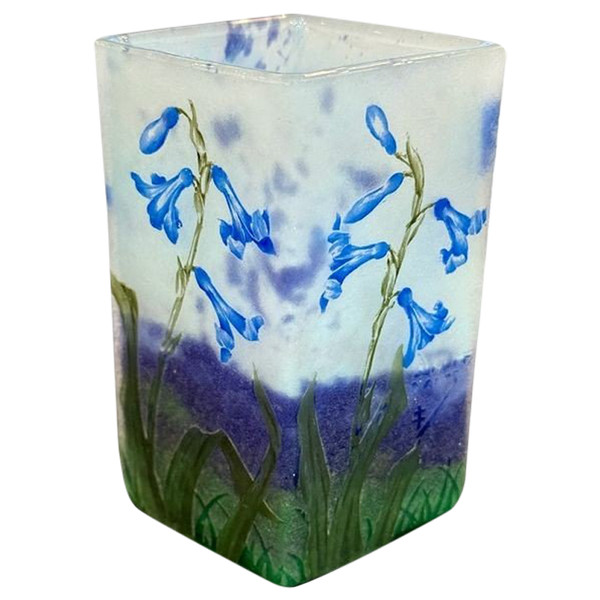 Daum Nancy Vase "With Gentians"