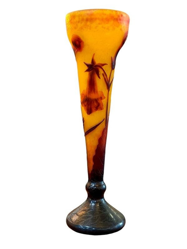Daum Nancy Vase "Fleurs de tabac"