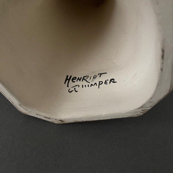 Saint Jean Discalceat Henriot Quimper 20th century earthenware subject