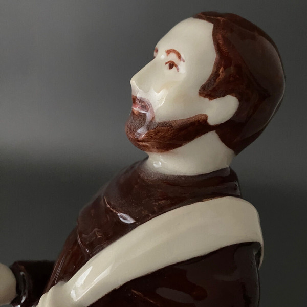 Saint Jean Discalceat Henriot Quimper 20th century earthenware subject