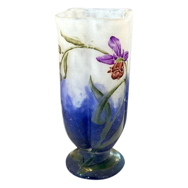 Daum Nancy Vase "Ophrys Abeille"