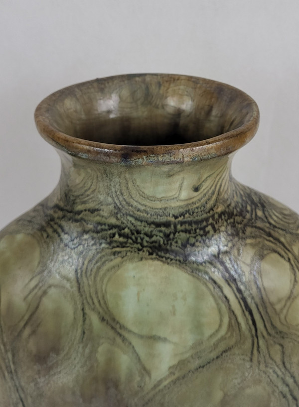 Vase en Grès par Anne Marie Sybesma De Bay Alias Miep