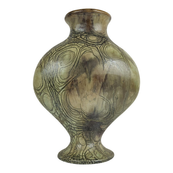 Vase en Grès par Anne Marie Sybesma De Bay Alias Miep