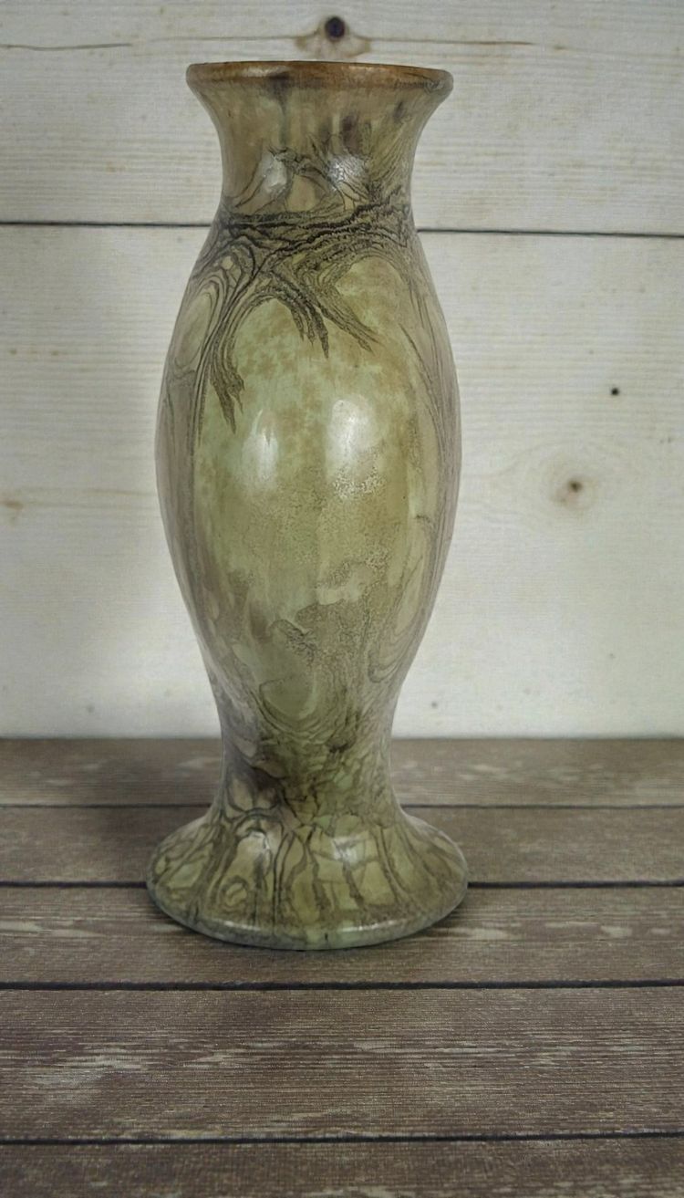 Vase en Grès par Anne Marie Sybesma De Bay Alias Miep