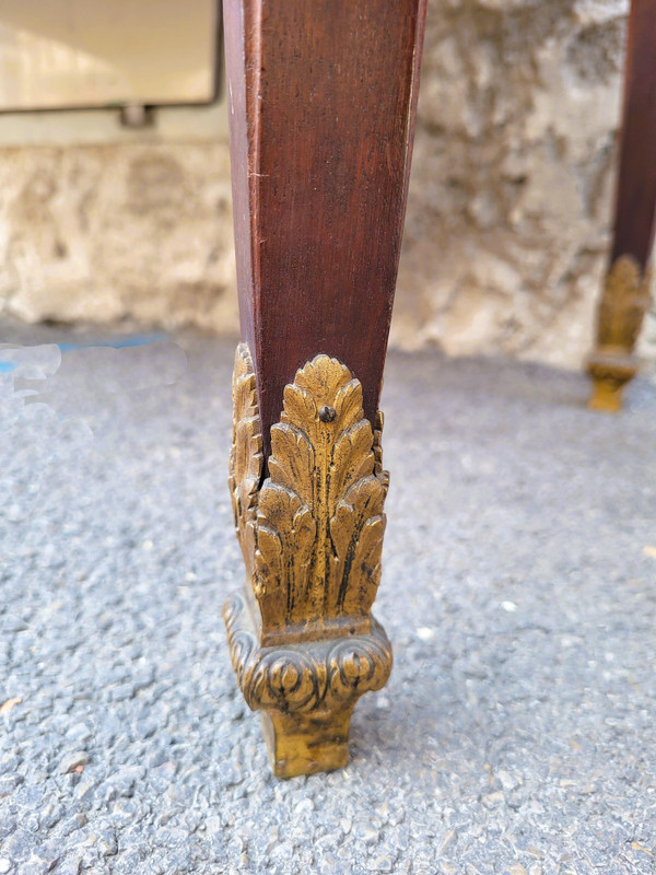 Krieger, Commode En Acajou Estampillée, XIXème Siècle