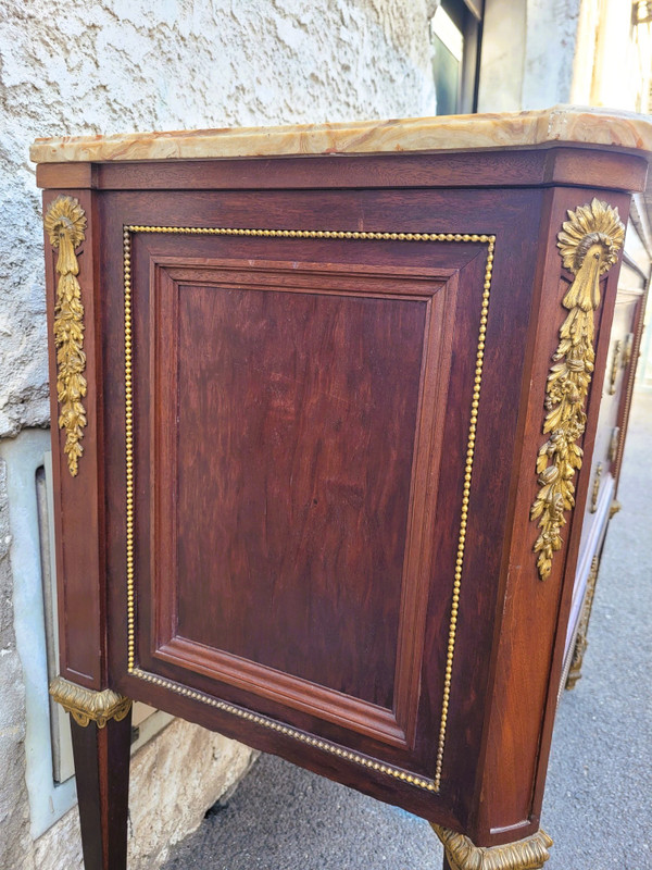 Krieger, Commode En Acajou Estampillée, XIXème Siècle