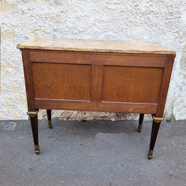 Krieger, Commode En Acajou Estampillée, XIXème Siècle
