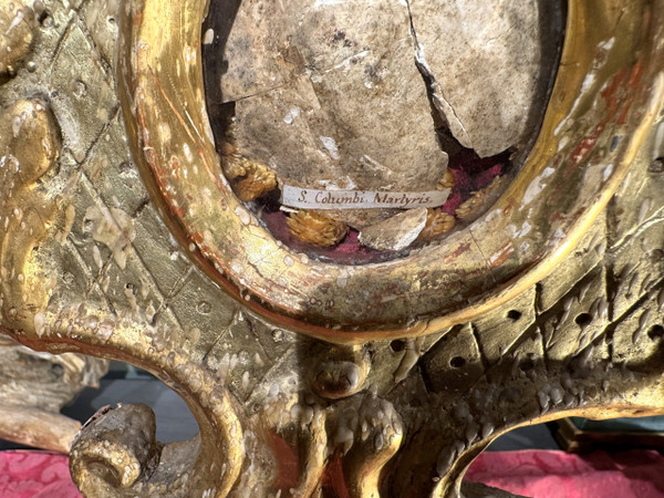 Monstrance Reliquaire De Saint Columbi – XVIIIe    