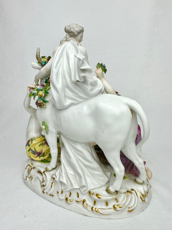 Meissen - Grupe en porcelaine Le enlèvement d'Europe