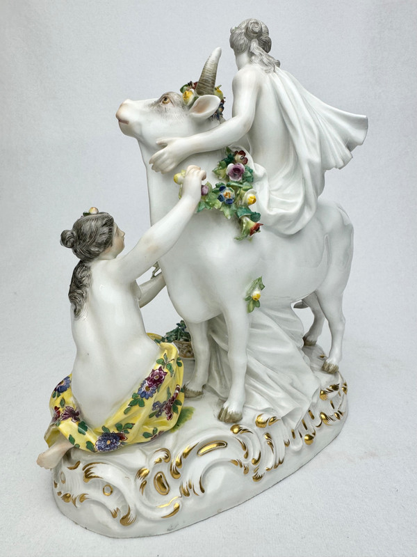 Meissen - Grupe en porcelaine Le enlèvement d'Europe