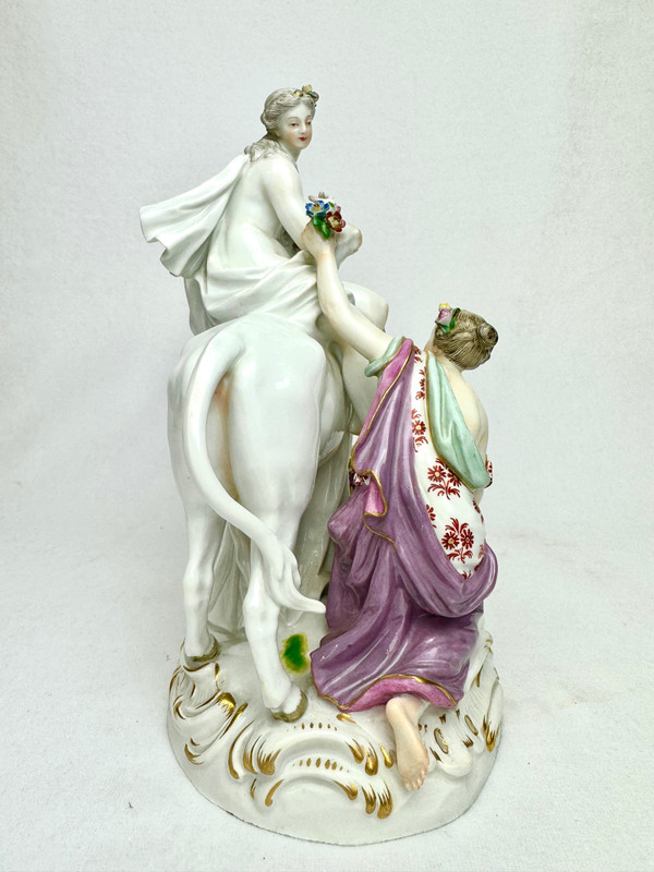 Meissen - Grupe en porcelaine Le enlèvement d'Europe