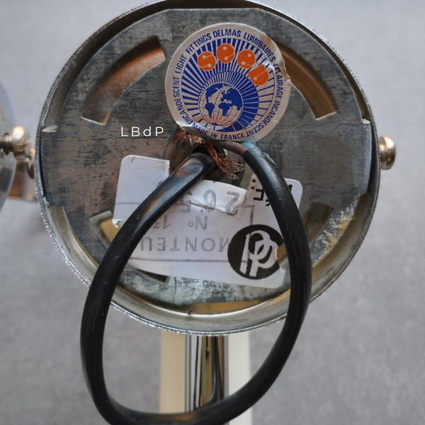 Pair of Spage-Age wall lights from 1970'