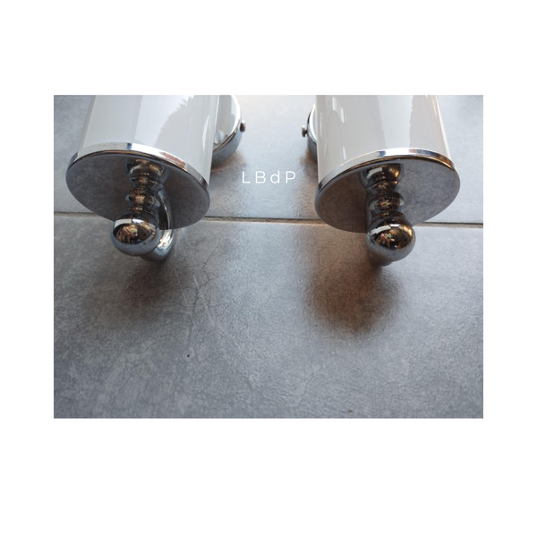Pair of Spage-Age wall lights from 1970'