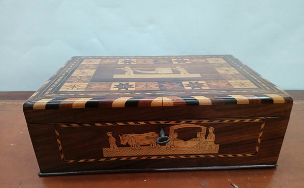 Marquetry box