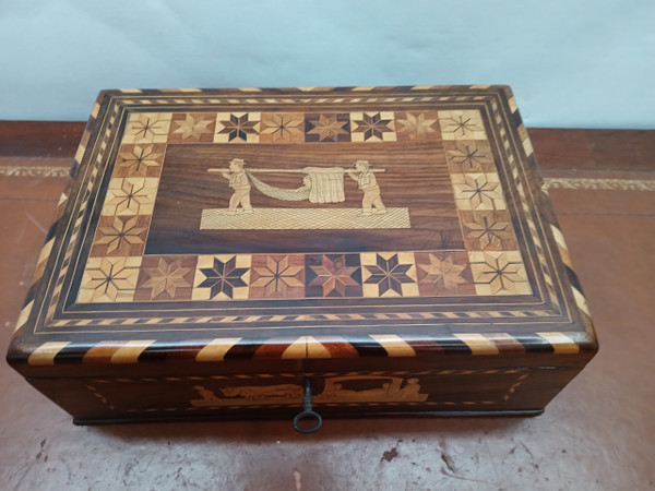 Marquetry box