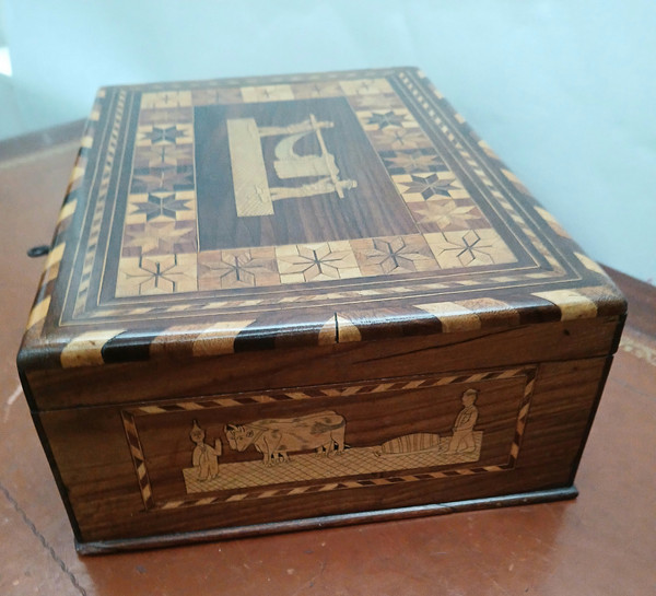 Marquetry box