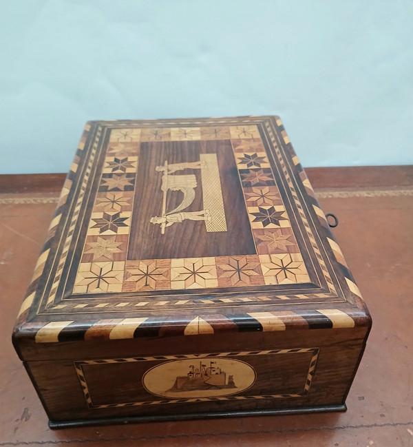 Marquetry box