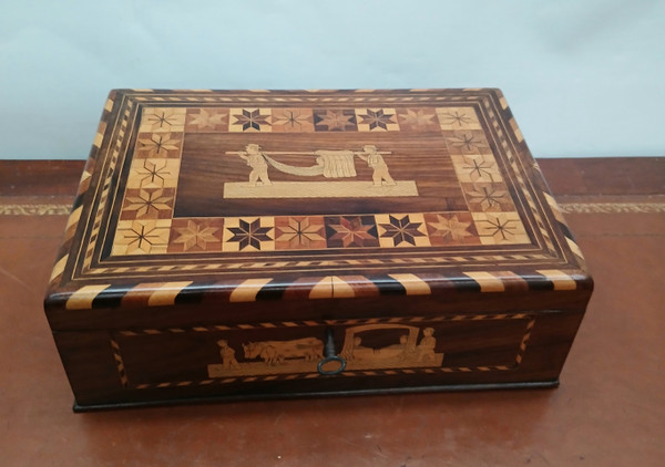 Marquetry box