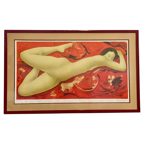 "Feu et Flammes" Litografia di Alain Bonnefoit.