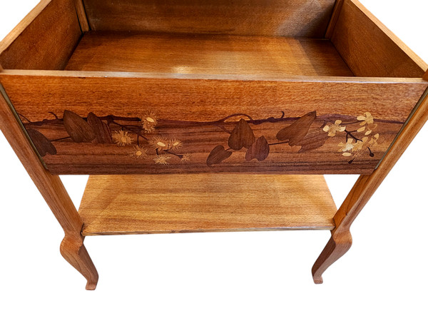 Louis Majorelle Table à Volets Art Nouveau "Sagittaires et Viornes"