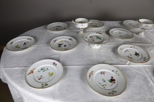 Service de table en porcelaine fin XIX