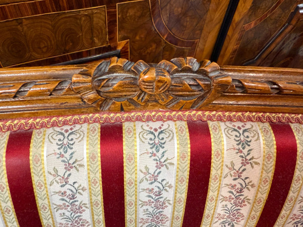 SALON CINQ PIECES DE STYLE LOUIS XVI