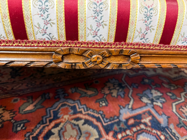 SALON CINQ PIECES DE STYLE LOUIS XVI