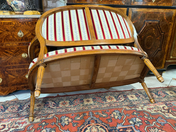SALON CINQ PIECES DE STYLE LOUIS XVI