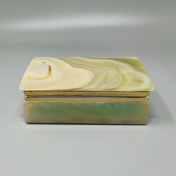1960s Astonishing Box in Onyx. Made in Italy
