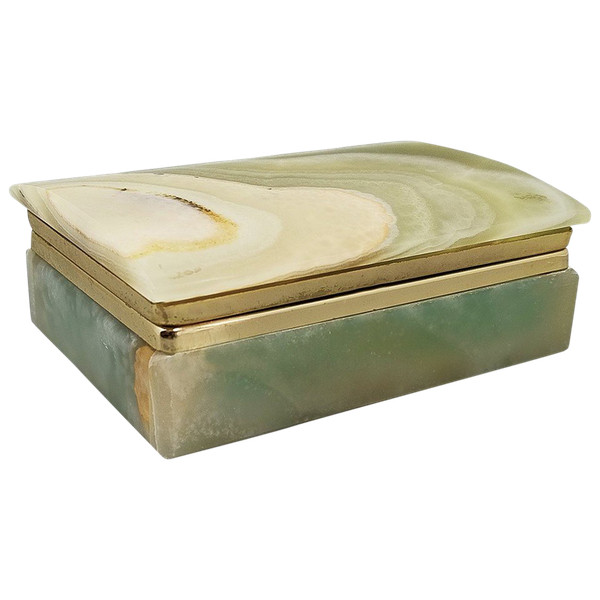 1960s Astonishing Box in Onyx. Made in Italy